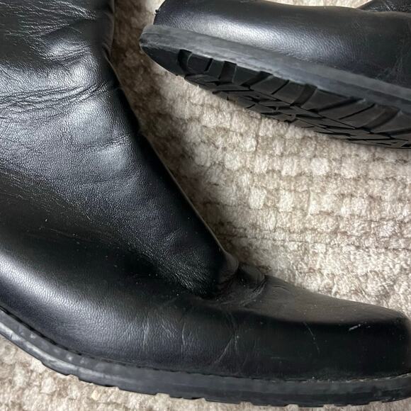 Stuart Weitzman Black Leather Knee High Boots Size 7.5 - Picture 3 of 9